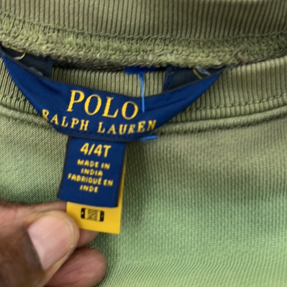 Polo Ralph Lauren Ombré French Terry Sweatshirt Toddler Size 4T Tie Dye - Picture 3 of 7